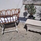 Rattan cradle 60s