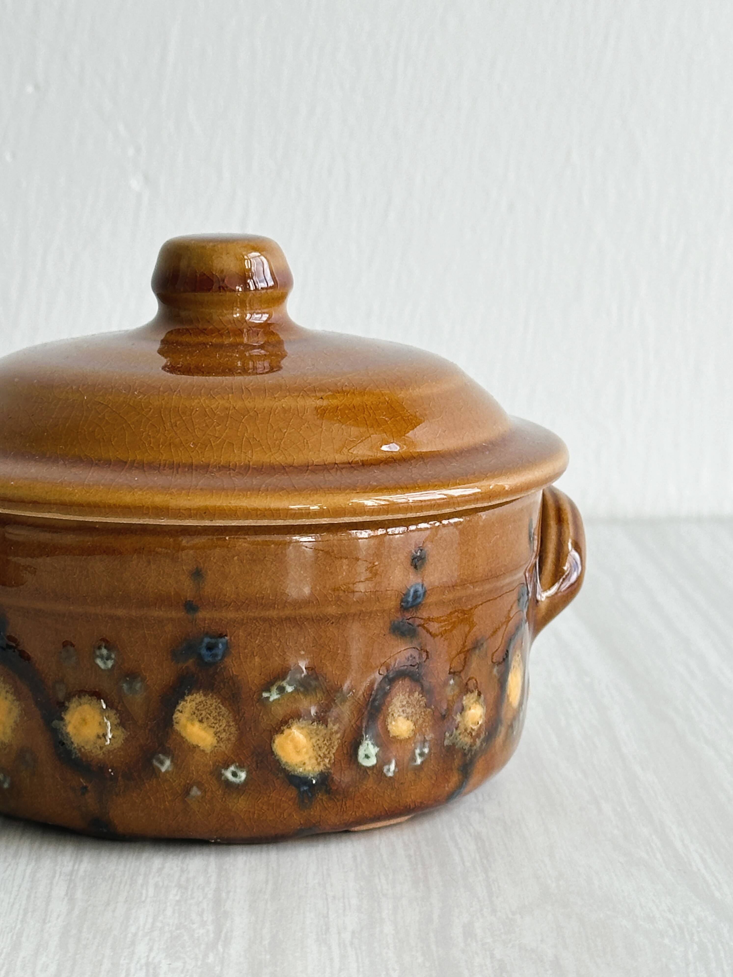 Small vintage ceramic oven dish