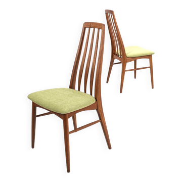 Set of Eva Chairs by Niels Koefoed