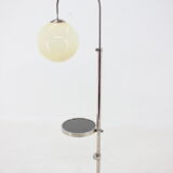 1930s Functionalist Adjustable Chrome Plated Floor Lamp, Czechoslovakia