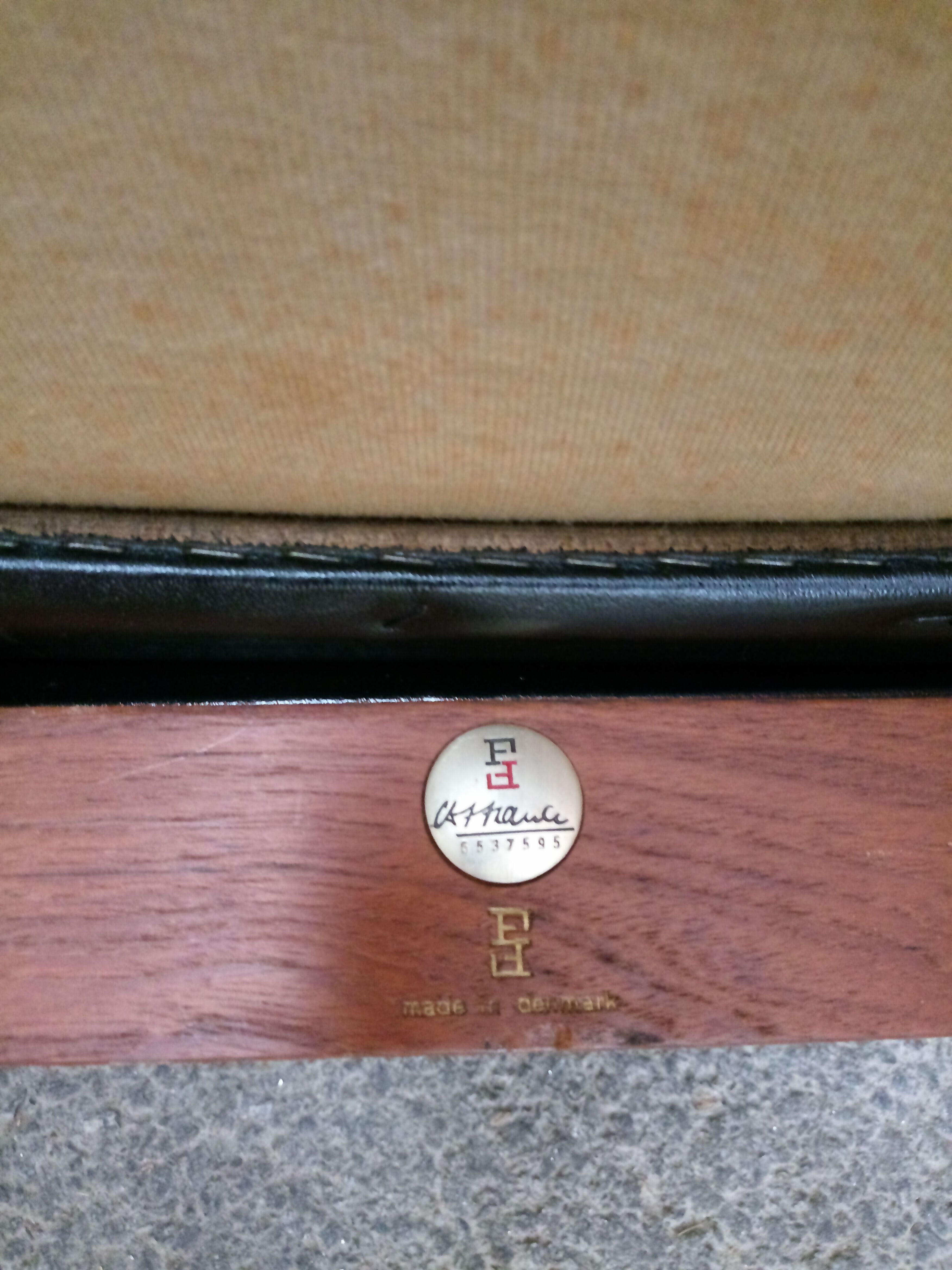 Pair of Scandinavian armchairs