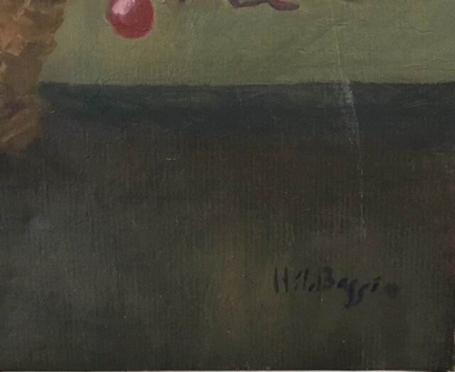 Fruit and Flowers Basket painting