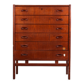 Teak chest of drawers 6 drawers