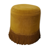 Pouf velvet ochre