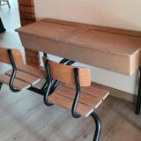 Double school desk