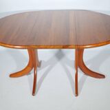 Danish Design Solid Teak Dining Table by Arrebo Möbler, 1960s