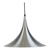 Scandinavian tulip suspension brushed steel space age