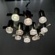Italian Large Midcentury Chrome Chandelier 15 Lights