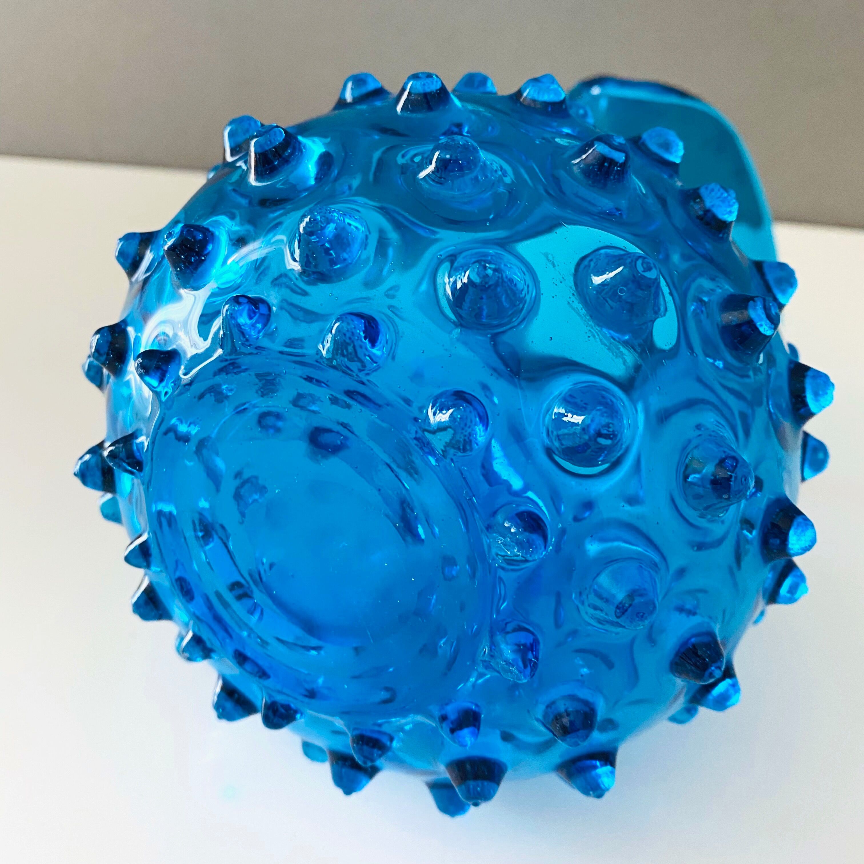 Vintage vase turquoise, pop art, 70's