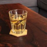 Handcrafted coffee table in solid walnut & epoxy resin – unique piece