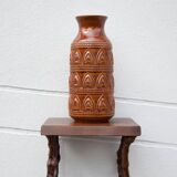 Large ceramic vase, Vase 1485 50, brown vase, ceramic vase, collection, umbrella holder