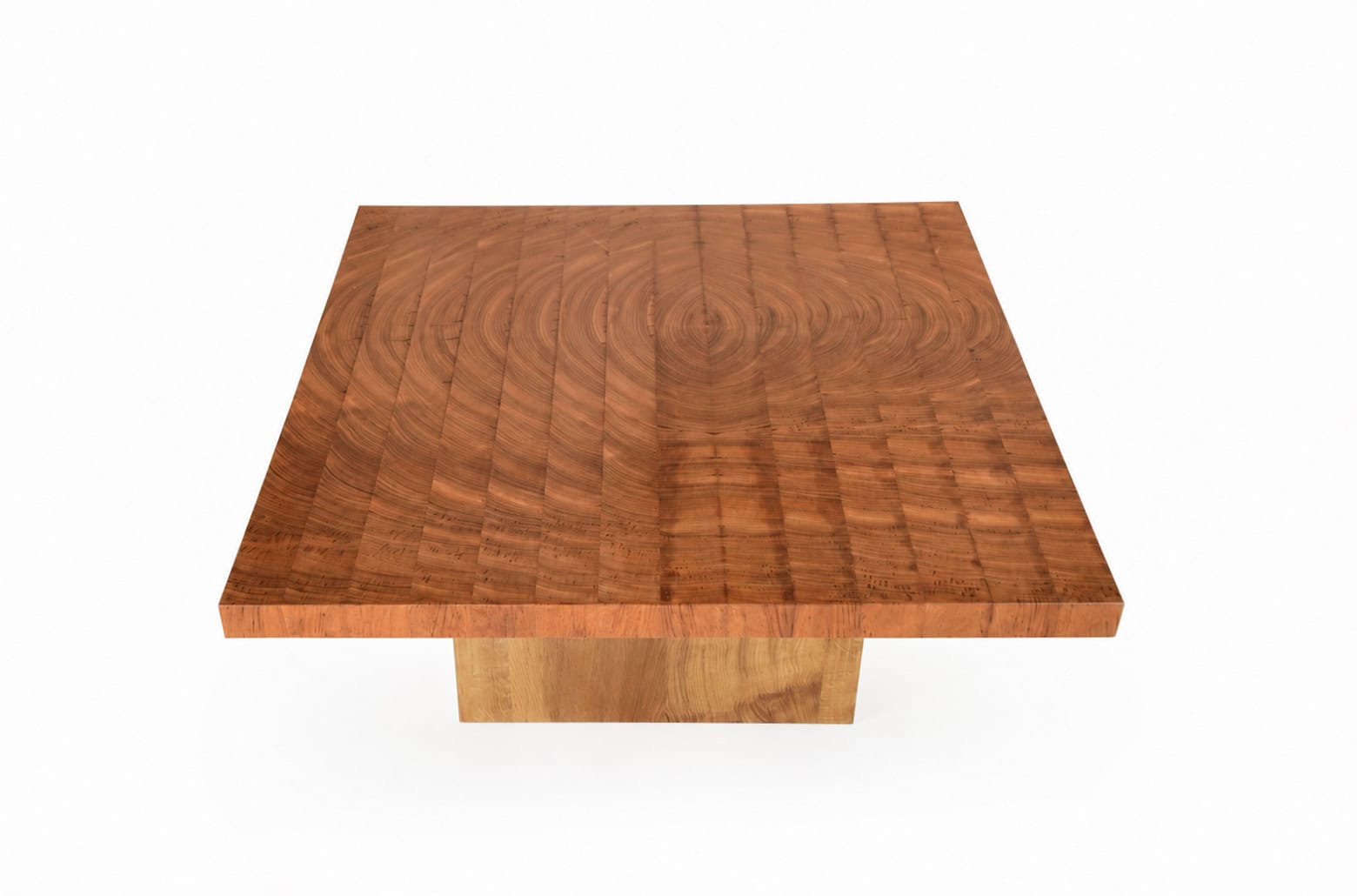 Exotic wood coffee table - ECHO model - contemporary design