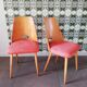 2 Vintage chairs Antonin Suman, Art Deco, Czechoslovakia 1960