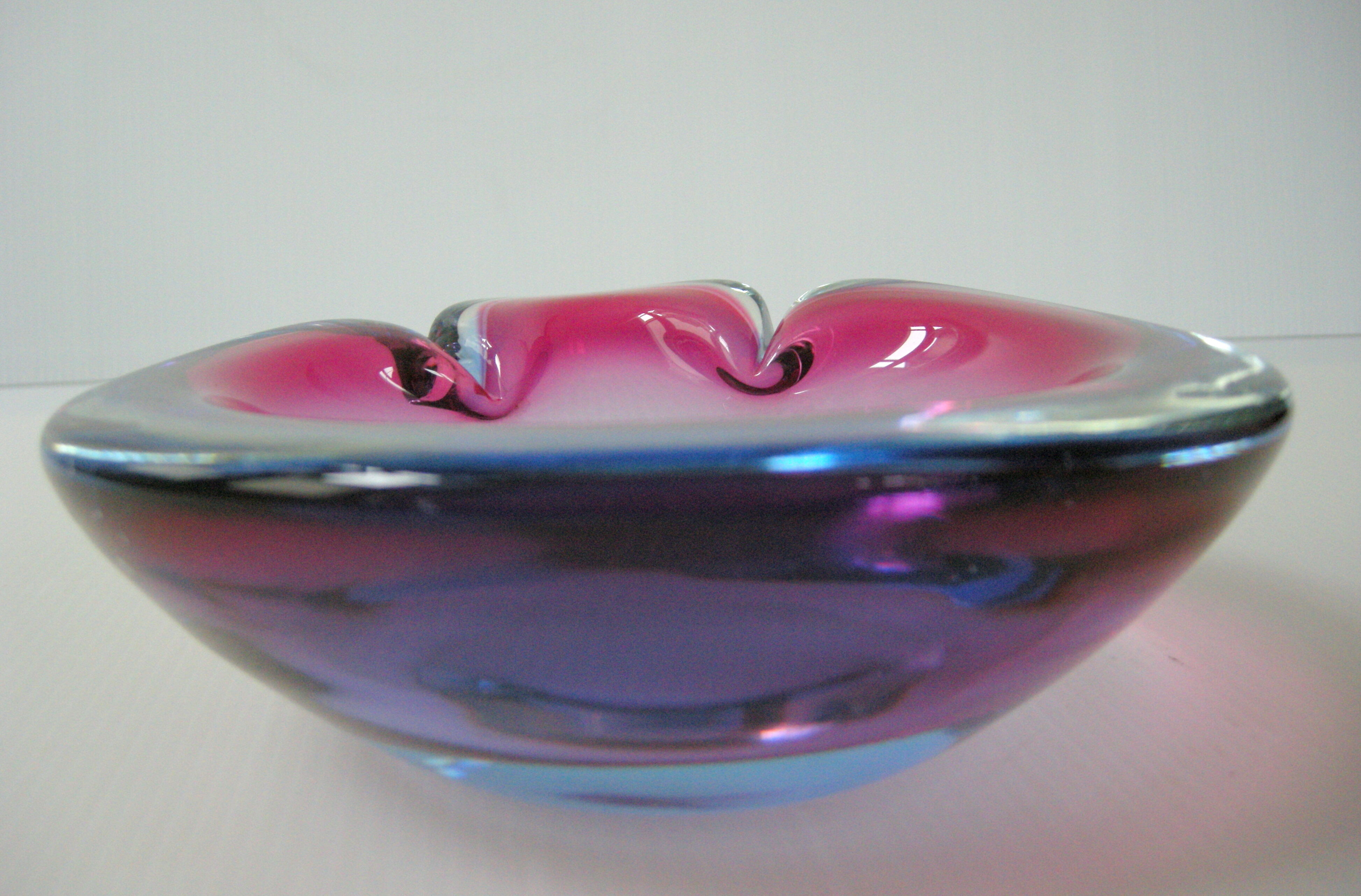 Vintage Murano glass ashtray