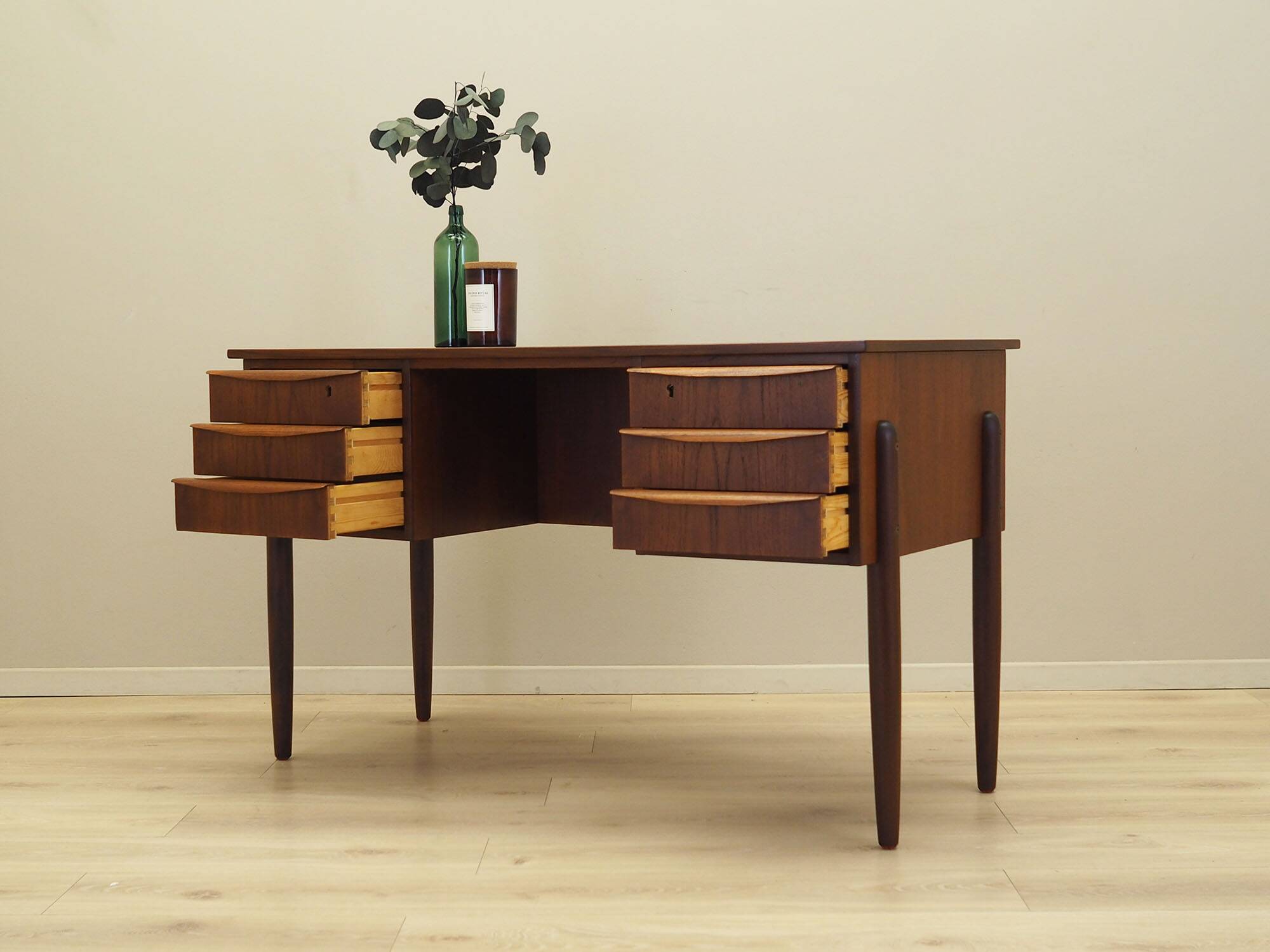 Teak desk, Danish design, 1960s, manufactured in Denmark
