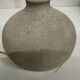 Vintage round plaster lamp base h 20 cm