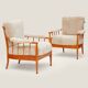 Paire de fauteuils Skrindan – Kerstin Hörlin-Holmquist