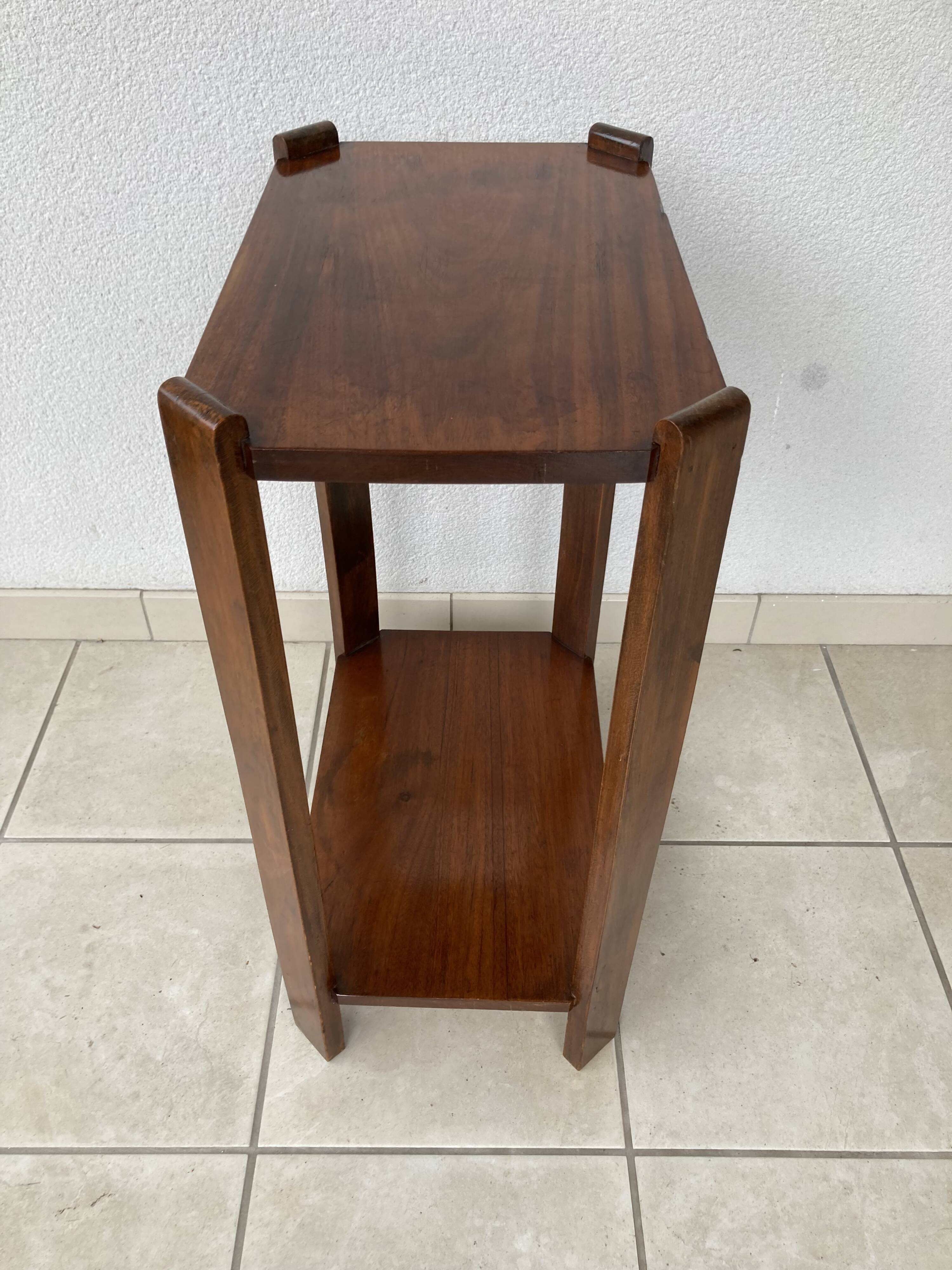 Art Deco Period Walnut Side Table