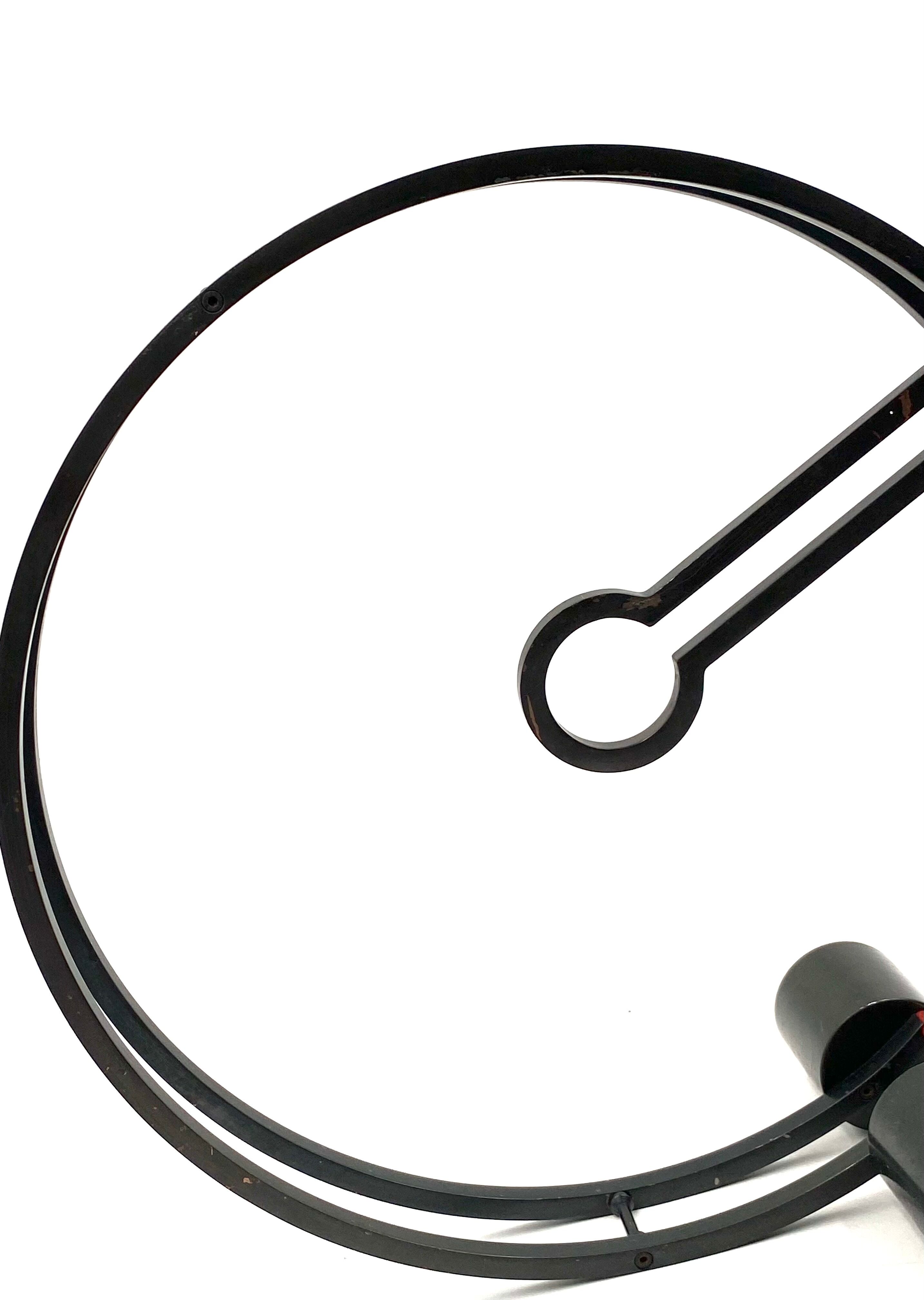 Charles Martin, Pendulum table lamp, Woka Austria 1970s