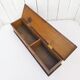 Varnished wooden box Hotel vintage storage