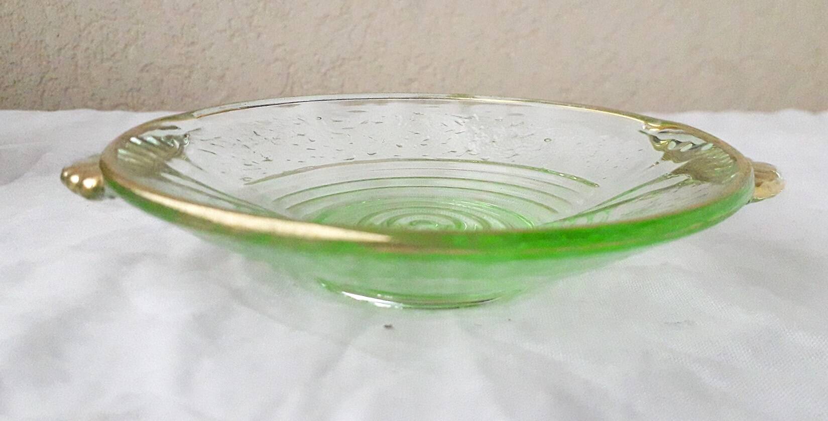 Glass dessert service
