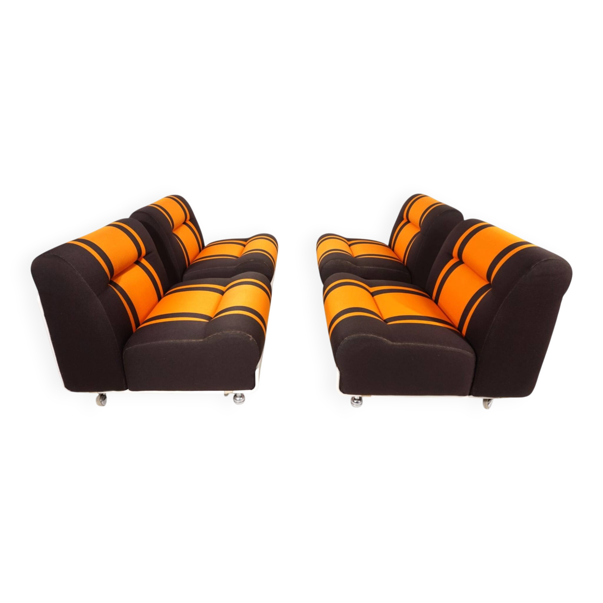 Canapé modulaire Cor Concha 4 pièces space age par Jo Otterpohl, 1970