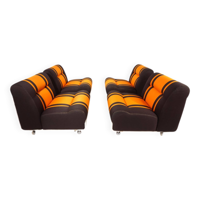 Canapé modulaire Cor Concha 4 pièces space age par Jo Otterpohl, 1970
