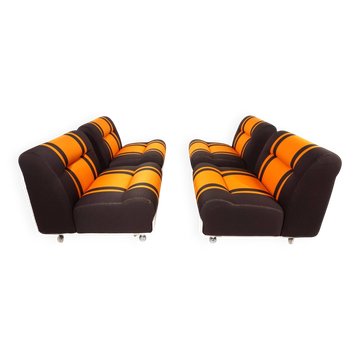 Canapé modulaire Cor Concha 4 pièces space age par Jo Otterpohl, 1970