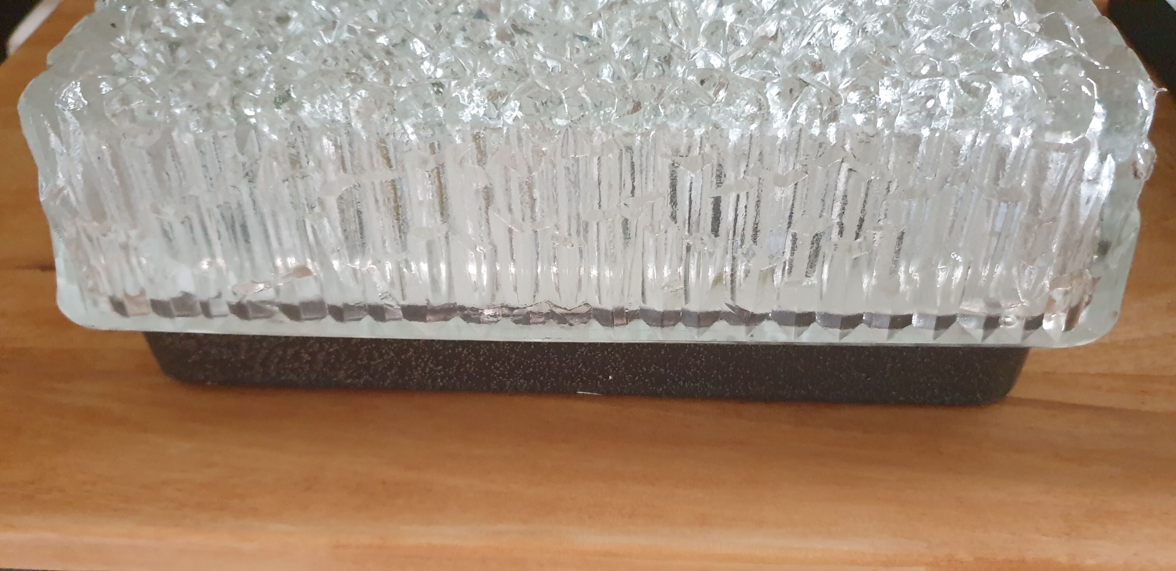 Set of three Holophane ceiling lights