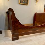 Mahogany Rest Bed Flame of the Louis Philippe XIXth century