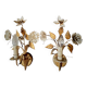 Paire d'appliques florale masca italie