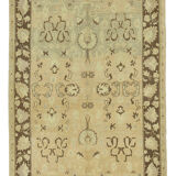 1970s Handwoven One-of-a-Kind Anatolian Beige Rug 140 cm x 328 cm