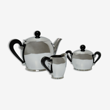 Tea set "Bombé" Carlo Alessi vintage stainless steel