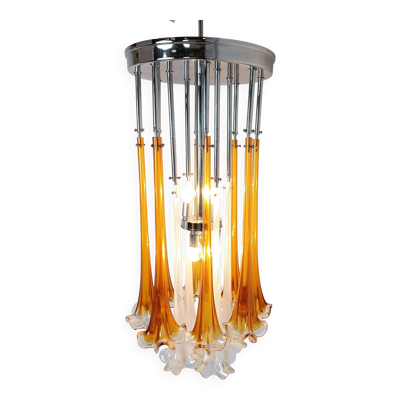 Chandelier vintage Paolo Venini, années 1970