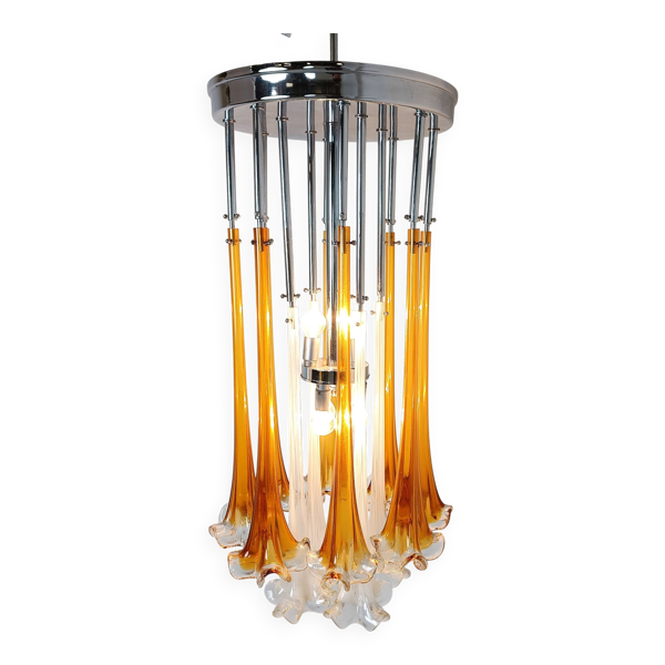 Chandelier vintage Paolo Venini, années 1970