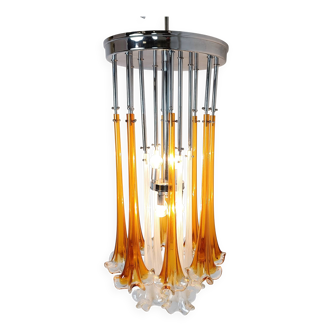 Vintage Paolo Venini chandelier, 1970s