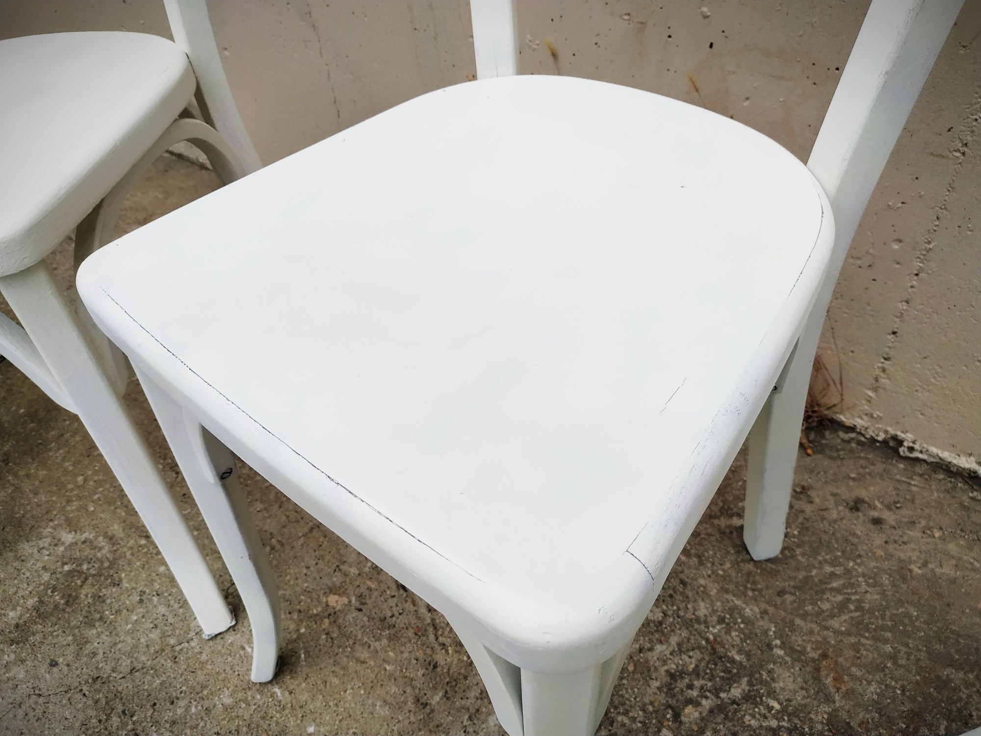 Series of 5 Baumann bistro chairs