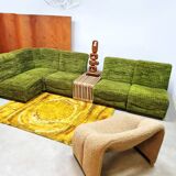 Eléments d'assise de canapé modulable vintage 'Vert forêt'