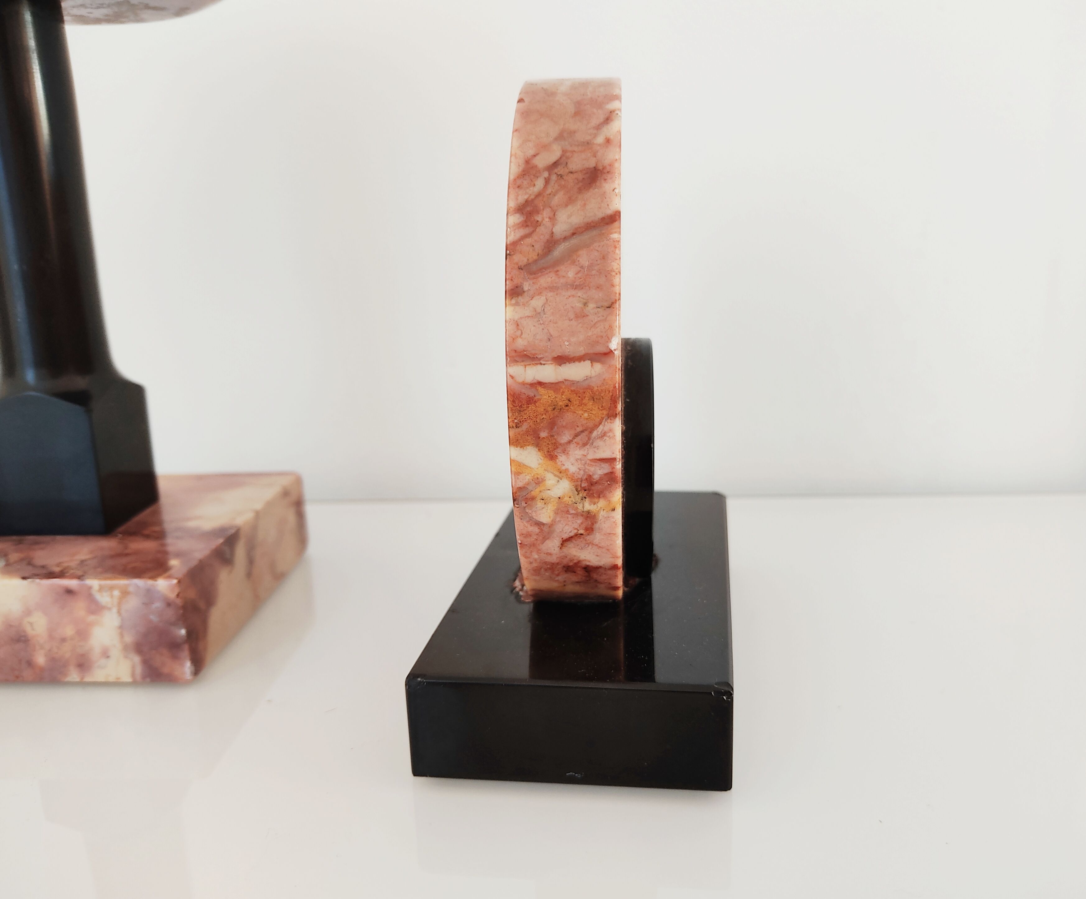 Cut and paperweight art deco marble