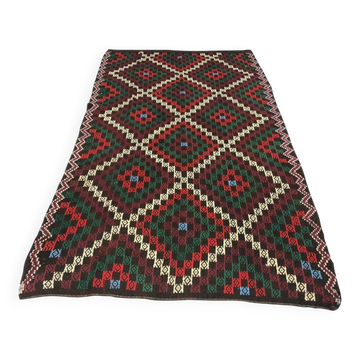 Tapis Kilim turc géométrique