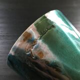 Green flamed Basque pot