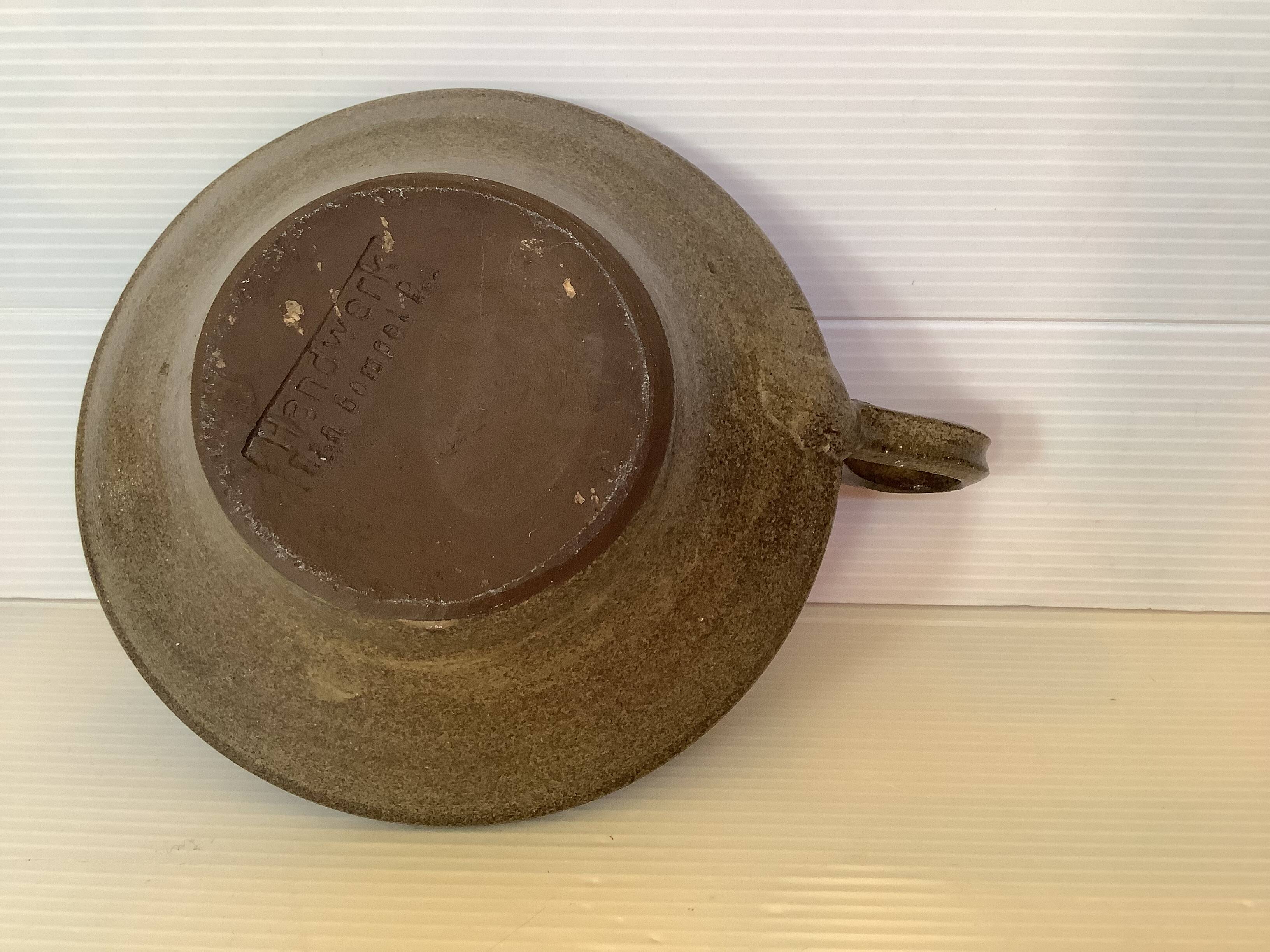 Cellar rat candle holder ceramicist van gompel