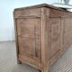Large antique wedding chest in raw oak from the 19th century (shallow depth)