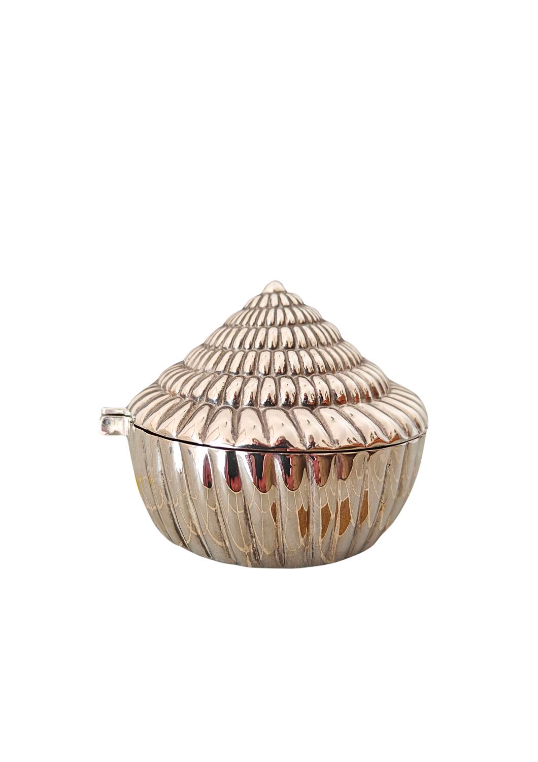 Boîte à bijoux vintage en forme de coquillage