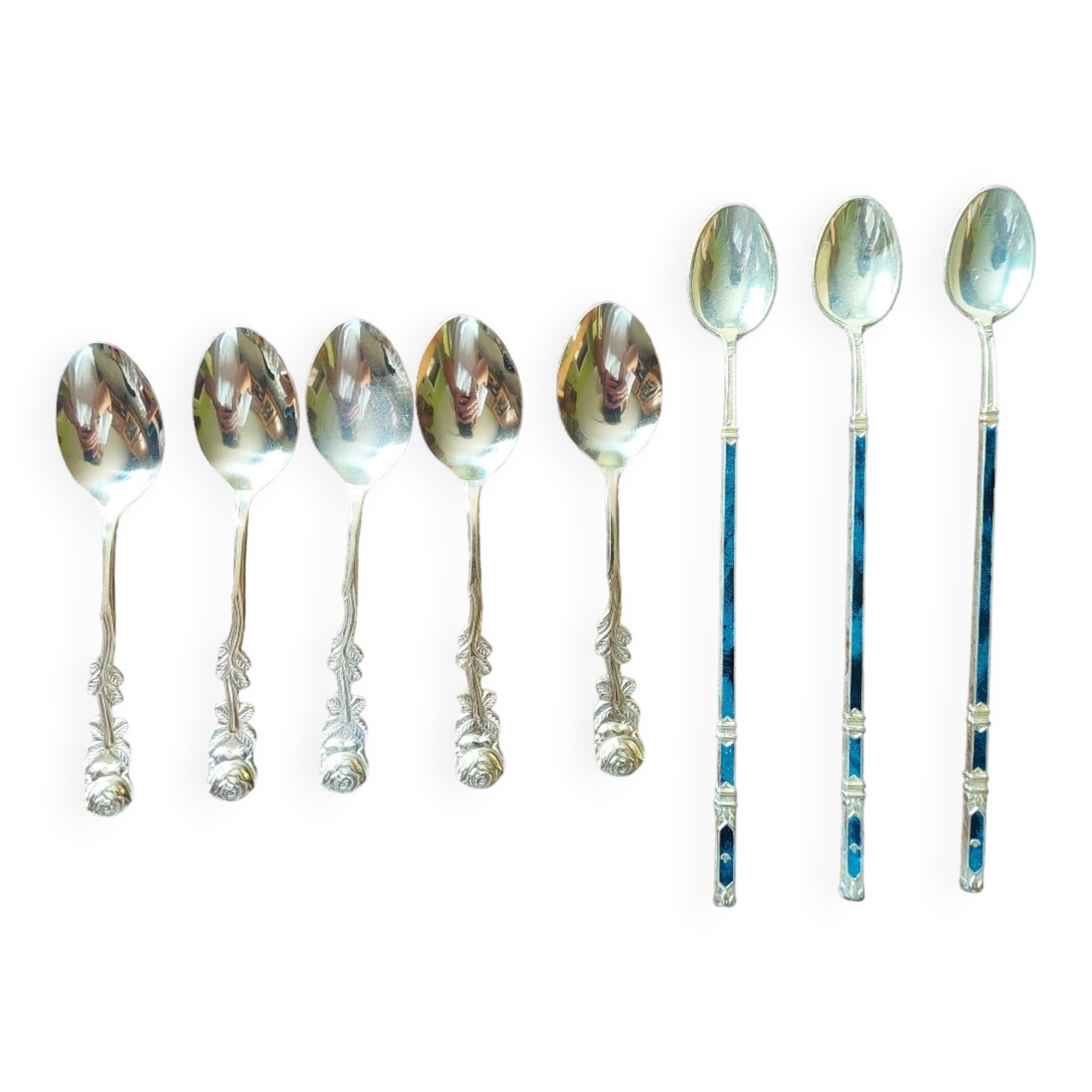 Small gold spoons