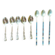 Small gold spoons