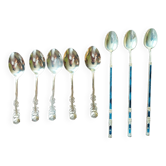 Small gold spoons