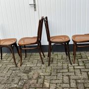 4 chaises de bistrot thonet et fischel