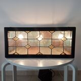 Art deco stained glass pendant from the 30s/40s