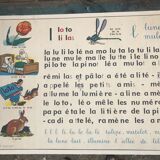 Vintage school poster